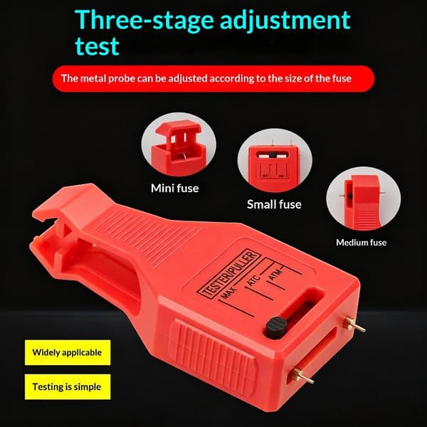 Universal Auto Bil Sikring Type Tester Checker Aftrækker Kit Fjernelse A1