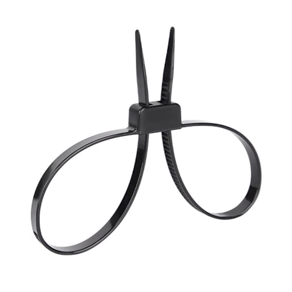 Flex Manschetter Plast Nylon Engångsdragkedja Handbojor Seghet Black