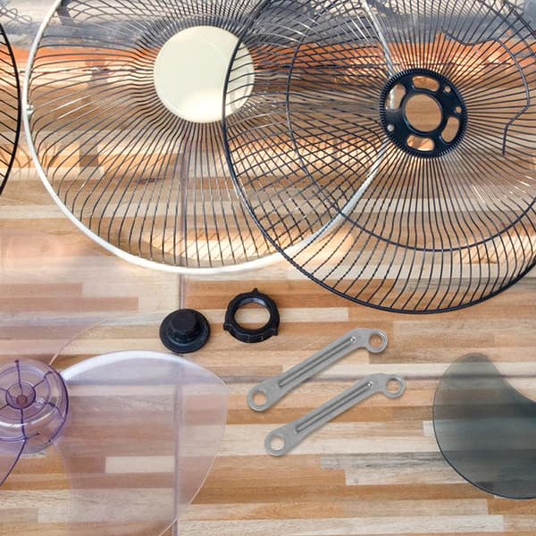 5 stk. elektrisk viftevippestang, ristende hode, jernforbindelse, erstatning 5pcs