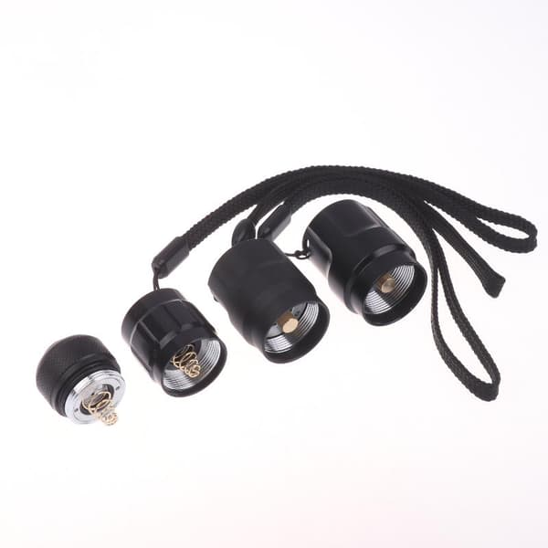 501 502 C8 C12 LED-taskulampun painikekytkinkotelo taskulampun korjaus C8
