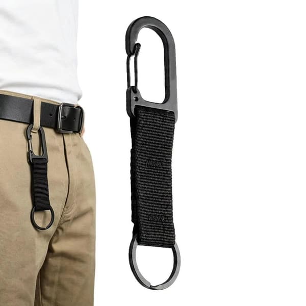Webbing Spring Snap Hook Karabiner Snabbklämma Nyckelring För Utomhusbruk