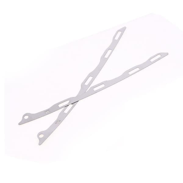 2 stk. for 8. generasjon Civic FD FD2 reparasjonsmetall for frontfanger