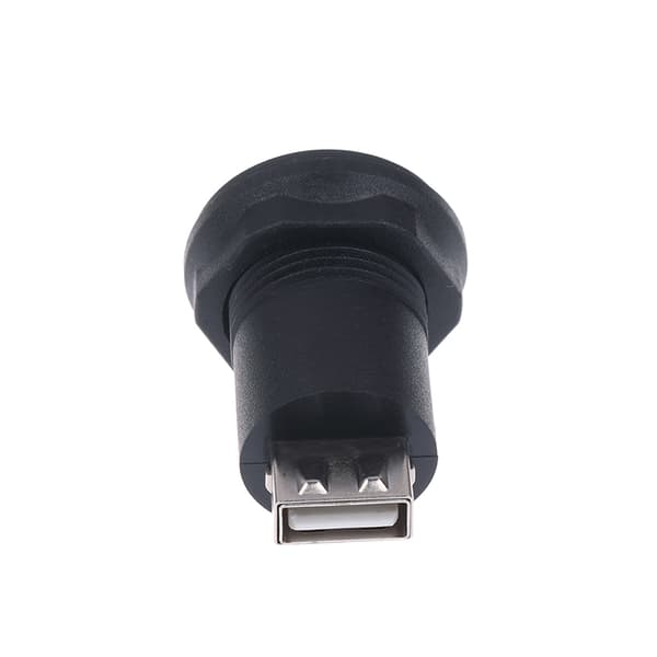 USB C naaras-USB A naarasliitin pyöreä uppoasennus