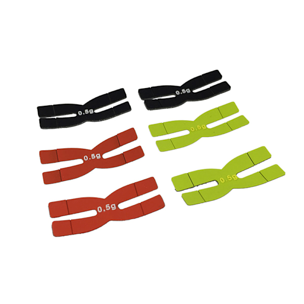 Badmintonracket Viktracket Huvud Balansremsor H-formade Ten Black