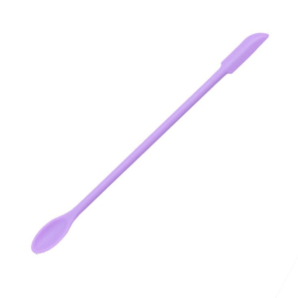 Silikonspatel Burkskrapa Scoop Tip Long Double Headed Cosme Purple