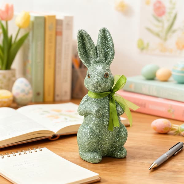 Påskepynt Mousserende Skum Kaninfigur C