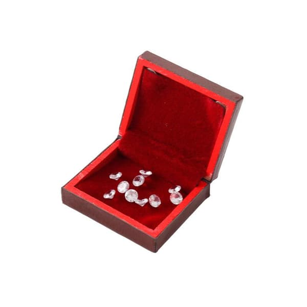 1 set 1:12 dockhus mini smyckeskrin modell leksaker för docka A1