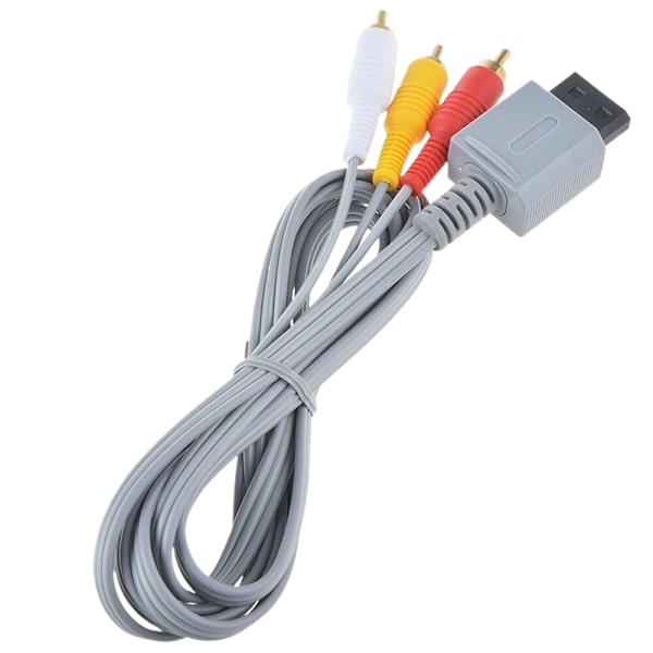 1,8m 3 RCA-kabel för Nintendo Wii-kontrollkonsol o Video AV