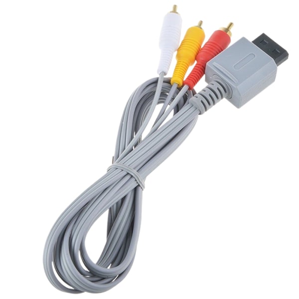 1,8m 3 RCA-kabel for Nintendo Wii-kontrollkonsoll o Video AV