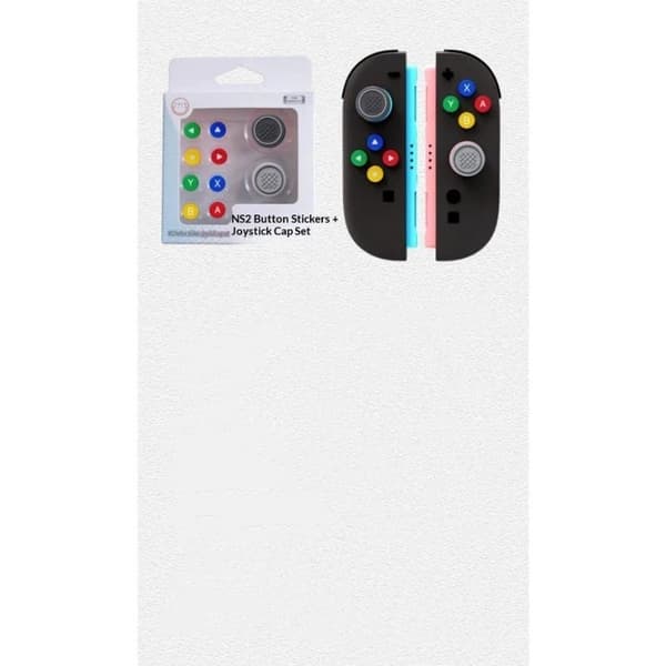 Tommelfingerknap-hætter til Switch 2 Joysticks Controller Farverig Si A7