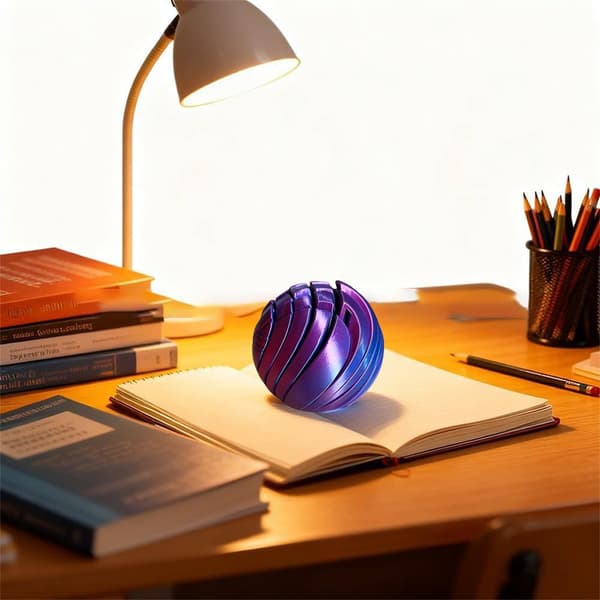 Slime Ball Fidget Toy 3D-printad Twistsphere Fidget Toy Gear Li A2