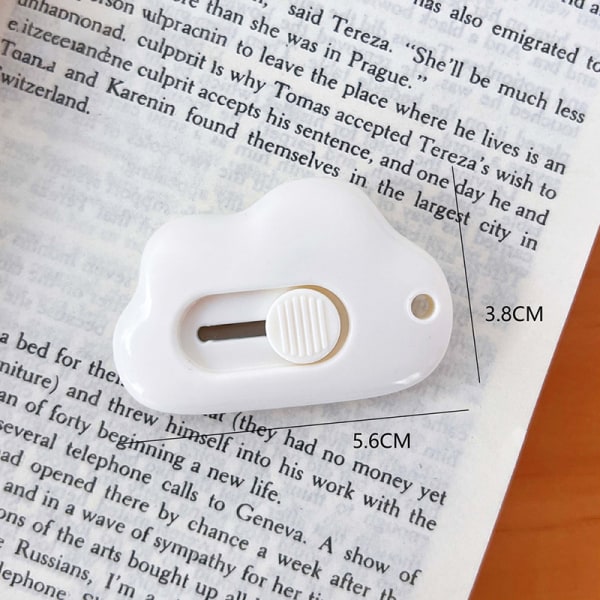 e Cloud Shape Mini Portable Utility Paper ter ting -paperi White