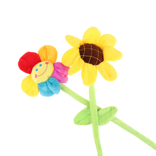 Plysjsimulering Solblomst Plysjleker Blomstergardinspenne Ho A