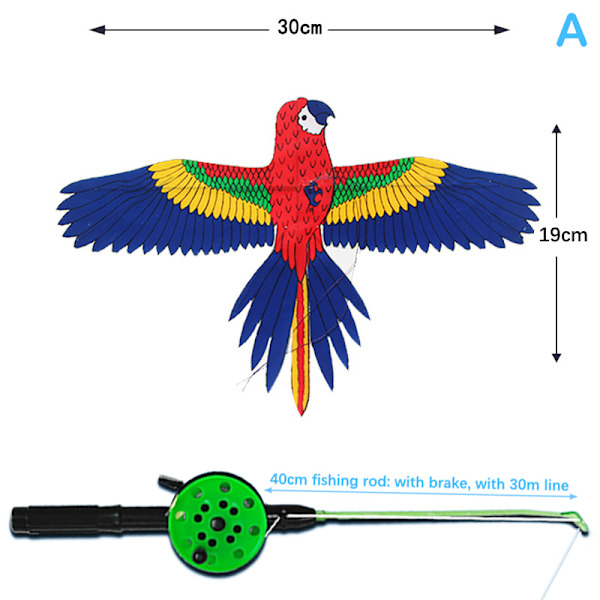Drageflyging Drageleke Tegneserie Sommerfuglsvaler Eagle Drage M/Ha E