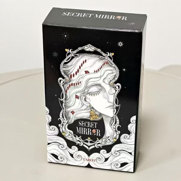 80 stk. Secret Mirror Deck-kortsett Spådomskort med guidebok
