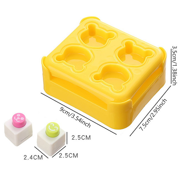 Little Bear Sushi Form Onigiri Rice Ball Bento Press Maker Form