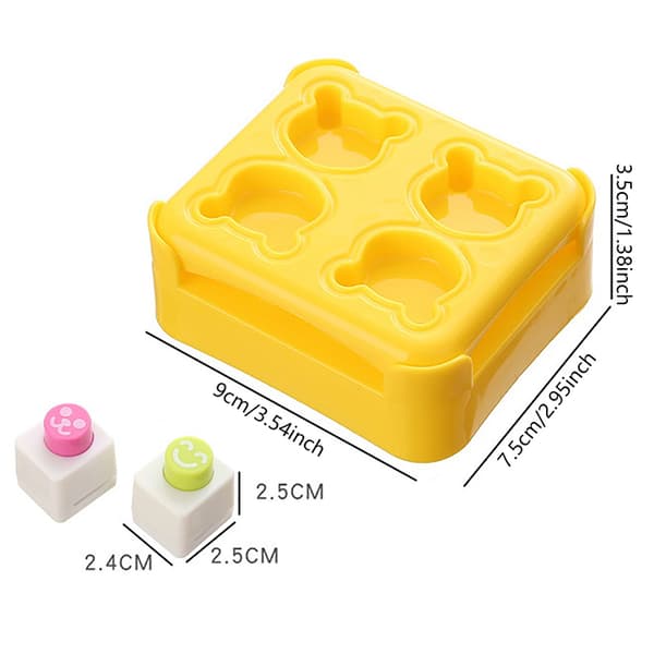 Little Bear Sushi Mold Onigiri Riisipallo Bento Press Maker Mold