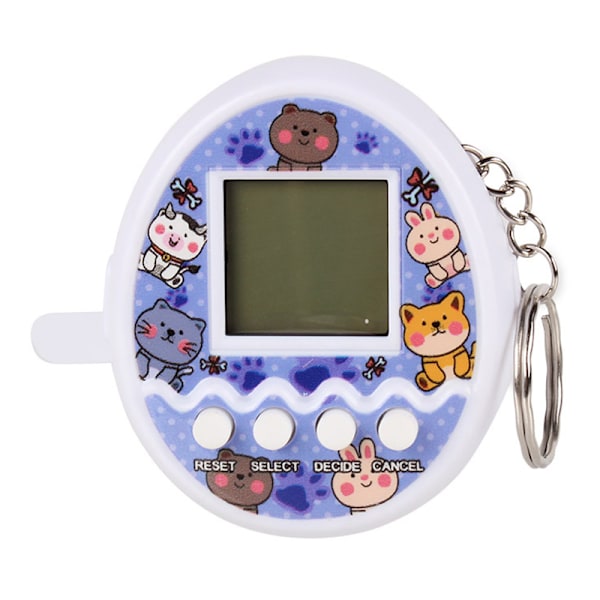 Elektronisk Pet hine Mini Pocket Elektronisk spil hine Pet Egg Pe White