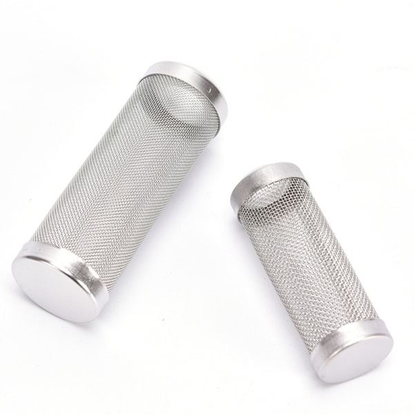 holdbart rustfritt stål filter mesh akvariefilter vakt fisk 6.8cm