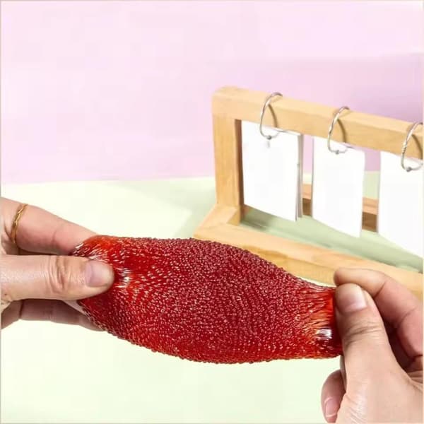 Varme håndlagde simulerte voksbær Squishy-leker og sakte tilbakeslag Smo 5cm
