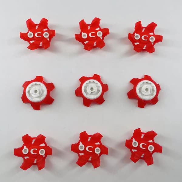16/18 st/set Golfskospikar Hållbara Golfskobyten TP Red 16pcs