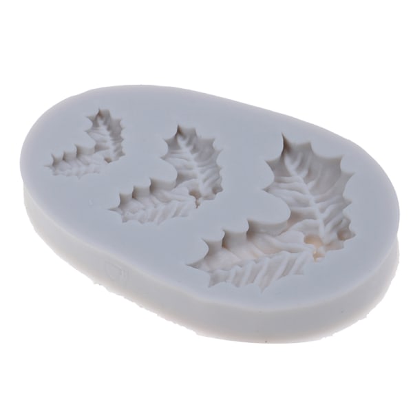 Kage Silikonform Julemistel Fondant Chokolade Cookies C Gray