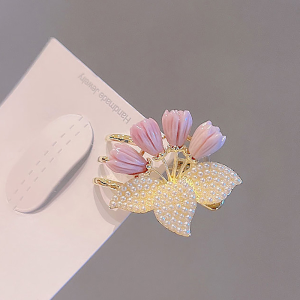 Fashion n Style Alloy Side Barrette Hårklemme Sweet e Flowers B A3