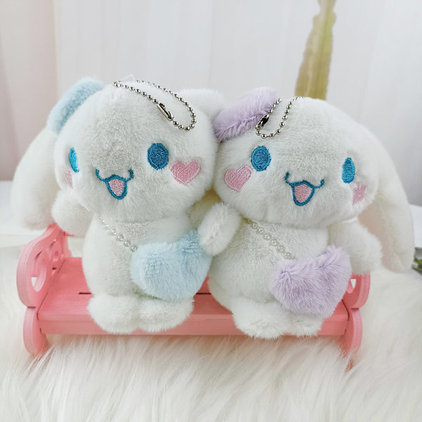e Cinnamon Plush Keychain Kawai Cinnamon Plush Toy Keychain Car Blue
