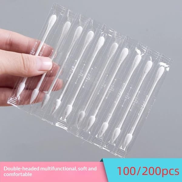 100/200 stk. engangs vatpinde individuelt pakket til Ma 200pcs