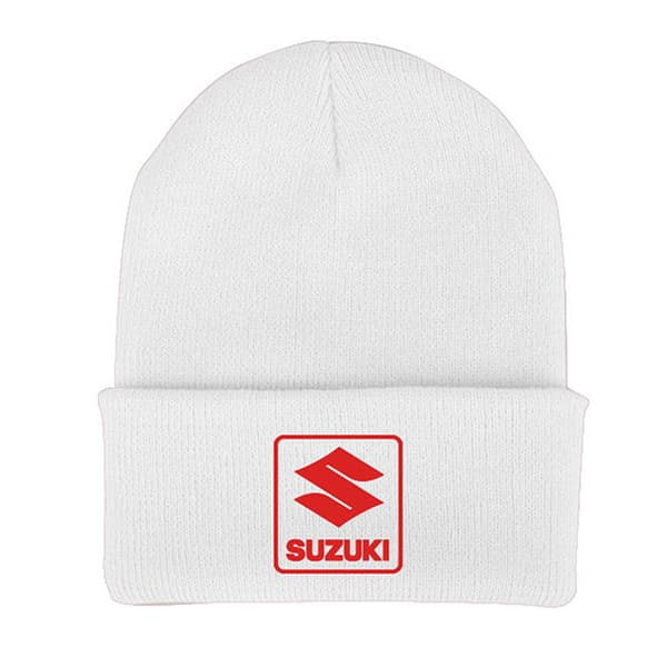 Broderad Red Bull Stickad Mössa Vintermössa Unisex Varm A4