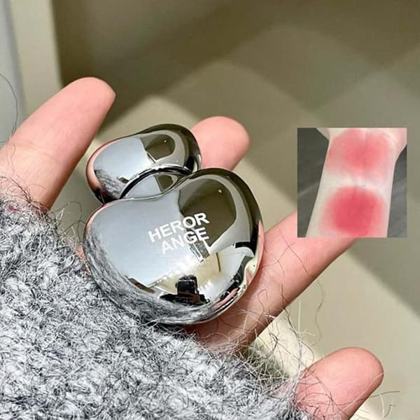 Hjerte Mat Læbestift Fløjl Mat Blush Lipgloss Ansigt Flydende L A2