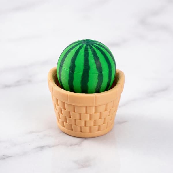 Kreativitet 3D-printade e Fruktformade Fidget Clicker Leksaker B