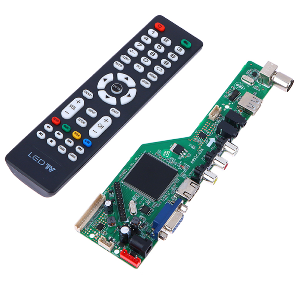 1 Aseta LCD-television emolevy RR52C.03A Tuki DVB-T DVB-T2 w/Free K 1Set