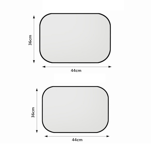 Vindskjermsolskjermer Sammenleggbar bilfrontvindusolskjerm for Mos 2pcs front seat side