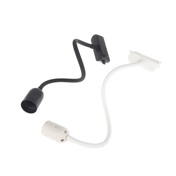 LED-spårbelysning E27 justerbar böjbar svanhalslang White 40CM