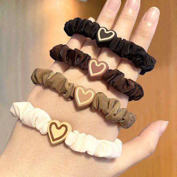 n Style Love Hair Slips e Big Ear Head Rope Women Hair Accessor Black