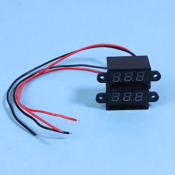 DC 3.0V-30.0V 12V LED Display Digital Bil Voltmeter Automotive Yellow