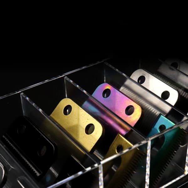 8 ristikkoa Sähköinen hiusleikkuri Limit Comb Organizer Comb S Transparent