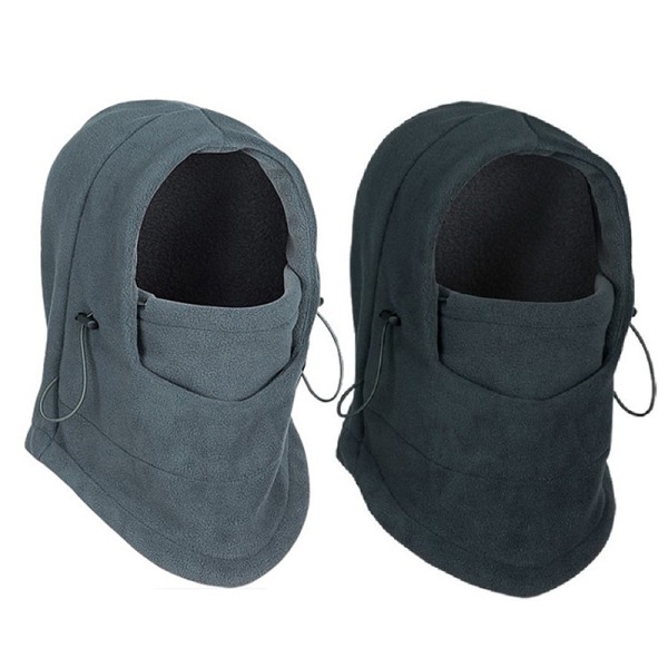 Mote Varm Cap Vinter Menn Dame Luer Vanntett termisk fleec Gray