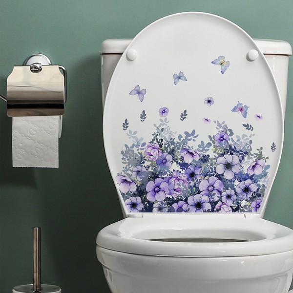 Vine Flowers Seinätarra Kylpyhuone WC-sisustus Olohuoneen ohjaamo