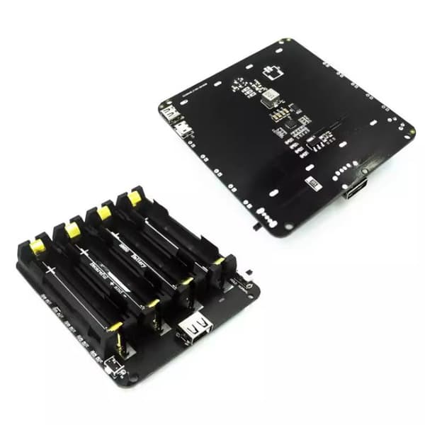 1 stk 18650 batteriholder med enkeltroms batterilading A2