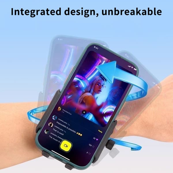 Telefonholder til bil 360 rotation armbånd mobil support universal Strap