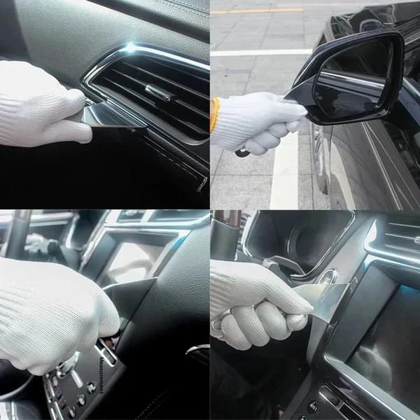 Bil Indvendig Fjernelsesværktøjssæt Auto Bil Radio Dør Clip Panel Trim A4
