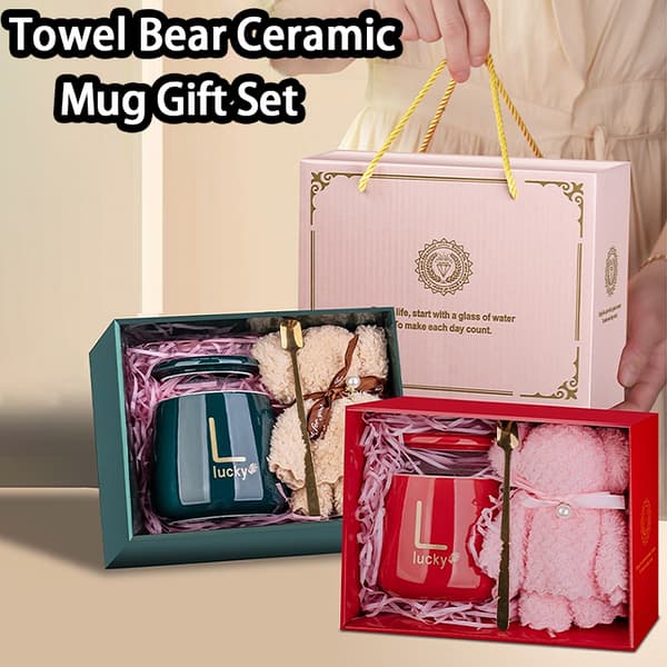 400 ml keramisk mugg presentset handhållen kaffe-/tekopp med sked T Pink