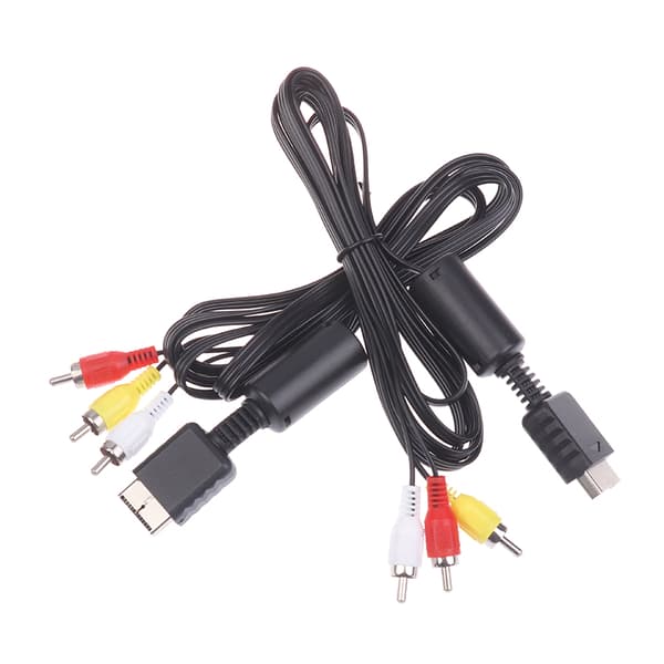 AV-kabel for PS3 PS2 PS1-konsoll o Video Extend Wire Converter 3Pcs