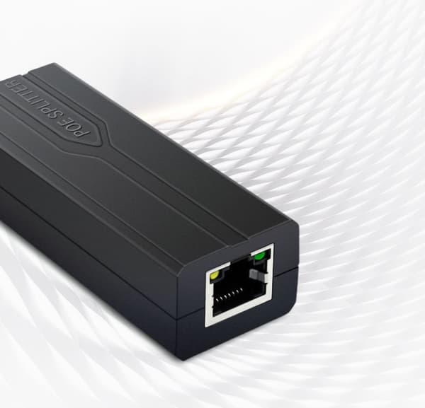 Deler POE 48V til 12V IEEE 802.3af POE Splitter Adapter til Se