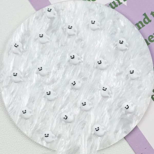 30 stk. Halloween negledekorationer Sorte flagermus edderkopper efterårsnegle A A6 30pcs