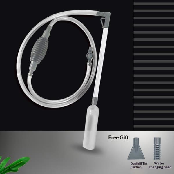 Akvarium Dammsugare Sifonpump Grusfilter & Flödeskontroll A5