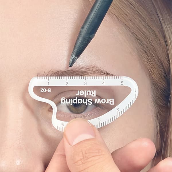 Microblading Ögonbrynskartläggningslinjal Snabb Ögonbrynsformning Designmätning