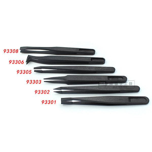 Typ: Plastpincett Material: PPS+Fiber kompositplast 93301